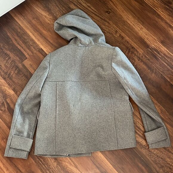 J. Crew Melton Wool Duffle Toggle Pea Coat size 8 - Picture 4 of 4